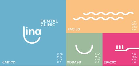 Dental Clinic Logo Brand Identity, Smile Dental Logo, Dentist Branding Design, Dental Branding Design, Dental Clinic Branding, Clinic Moodboard, Cleaning Branding, Dentist Logo Design, Dental Logo Design Ideas