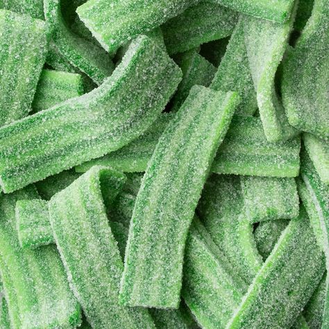 Healthy Green Aesthetic, Green Candy Aesthetic, Cool Green Aesthetic, Green Sweets, Green Apple Candy, Sour Sweets, Green Gummy Bear, Green Moodboard, Green Foods