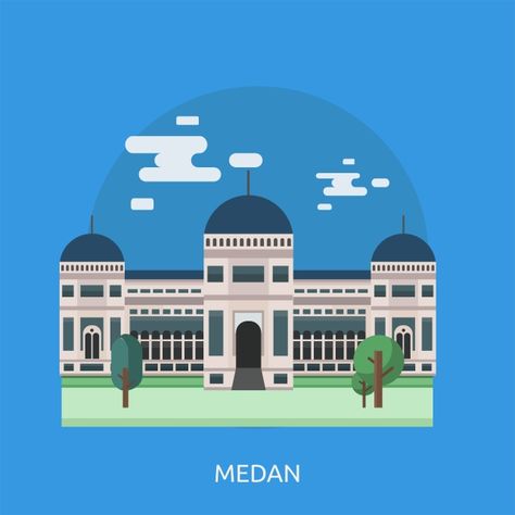 Bandung City, Jakarta City, City Icon, Blue Mosque, Travel Icon, Conceptual Illustration, Best Funny Jokes, Clouds Design, Instagram Logo