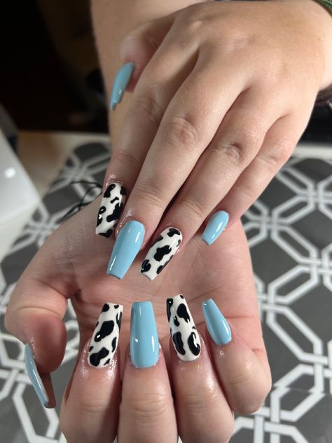 Best Friend Nails Ideas, Country Nail Designs, Country Acrylic Nails, Rodeo Nails, Cowboy Nails, Blue And Silver Nails, Designs For Short Nails, Western Nails, Country Nails