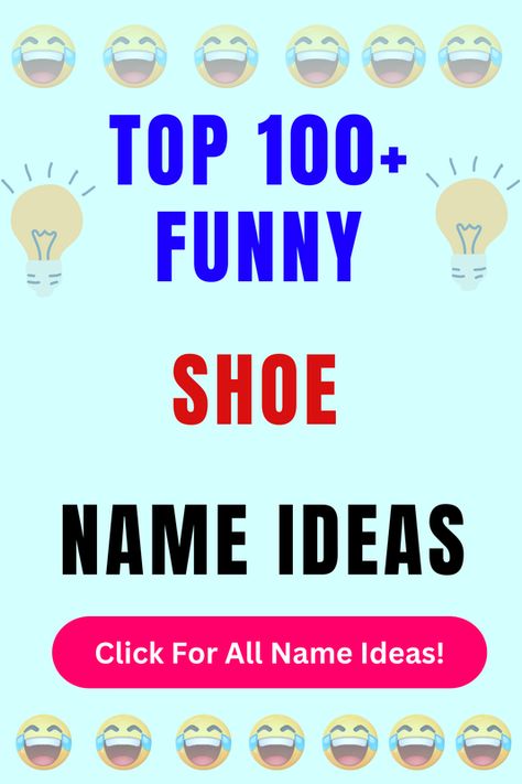 Looking for funny Shoe names? Check out our list of top 100+ funny Shoe name ideas in our blog post! Shoe Names Ideas, Shoe Names, Store Names Ideas, Shop Name Ideas, Funny Shoes, Puppy Paw Prints, Leopard Print Loafers, Shoes Names, Athleisure Shoes