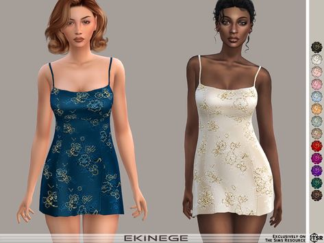 Dress which features embellished lace fabric. Get a $6 discount on your annual TSR VIP membership with my coupon code: SHOP_ekinege12 #Sims 4 #Ekinege #Sims4cc #TSR Sims 4 Downloads, Sims 4 Mods Clothes, Embellished Gown, Floral Lace Dress, Sims 4 Clothing, Sims 4 Cc, Custom Content, The Sims Resource, Sims 4 Mods