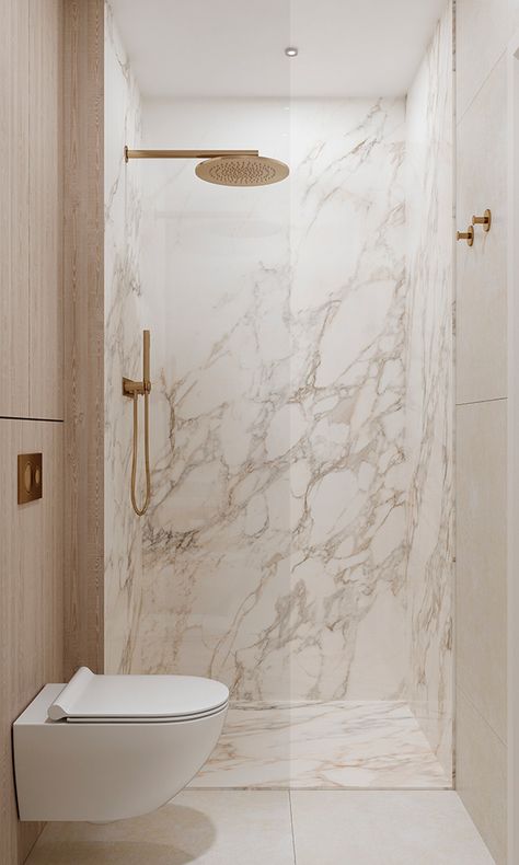 CROATIAN_01 on Behance Cream Marble Bathroom, Small Bathroom Wallpaper, Media Cabinets, Marble Tile Bathroom, Bathroom Paneling, White Marble Bathrooms, Custom Headboard, Tv Mounts, Beige Bathroom