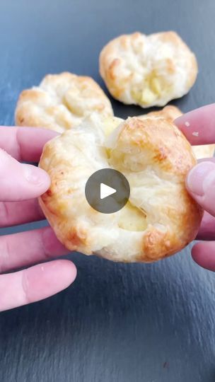 6.1K views · 23 reactions | Potato Knish Made With Puff Pastry 😋 | Potato Knish Made With Puff Pastry 😋 | By Josh Elkin | You know you can use puff
pastry to make a potato canish? Here's how you do it. Add two
tablespoons of salted butter and a tablespoon of olive oil
to a hot pan then add one small diced white onion and a few
sprigs of thyme. Boil a few Yukon gold potatoes and then
transfer to a potato ricer or use a potato masher and place
it in a bowl. Add a quarter cup of sour cream and the sauteed
onions making sure to remove the thyme. Lay down a sheet of
puff pastry and cut it into 8 equal pieces. Add about a
quarter cup of the potato mixture on top of each piece of
puff pastry. Depending on how big your puff pastry is depends
on if you need to add more or less of the potato mixtu Josh Elkin, Jewish Foods, Sauteed Onions, Gold Potatoes, Potato Ricer, Yukon Gold, Potato Masher, A Potato, Yukon Gold Potatoes