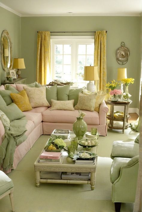 Why Are Salmon Pink and Sage Green the Perfect Duo for Living Room Bliss in 2024? #Ad #homedecor #homedesign #fixhome #Painthome #interiorarchitecture Orange Pink Green Living Room, Sage Pink Living Room, Green And Pink Living Room, Sage Green And Mustard, Pink And Green Living Room, Sage Green And Pink, Pink Interiors, Aesthetic Living Room, Pink Living Room