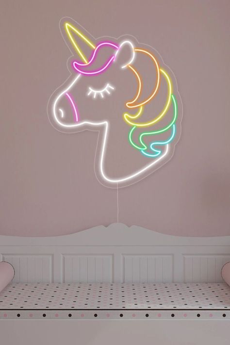 Lavender Flowers Diy, Rainbow Unicorn Room, Unicorn Nursery Ideas, Unicorn Bedroom Decor, Handmade Childrens Clothes, Unicorn Room, Unicorn Bedroom, Colorful Unicorn, Unicorn Nursery