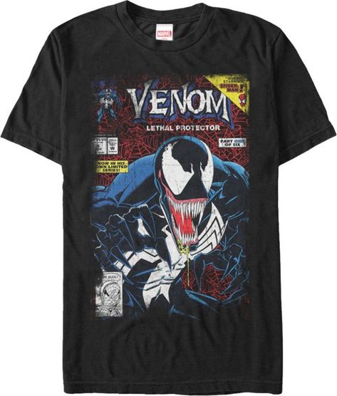 Venom Lethal Protector, Lethal Protector, Venom Shirt, Venom T Shirt, Marvel Clothes, Marvel Venom, Mens Graphic T, Man Thing Marvel, Tshirt Outfits