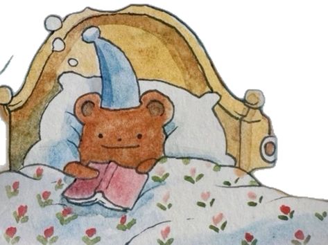 Annalaura Art, Sleepytime Tea, Anna Laura, Bear Sticker, Going To Bed, Sticker Cute, A Cup Of Tea, Cute Bear, Cute Bears