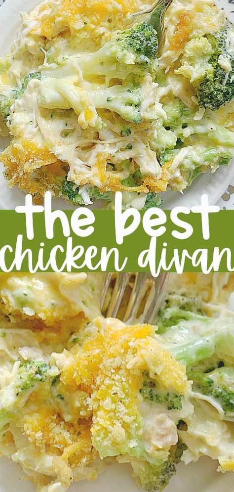 Best Chicken Divan, Chicken Divan Casserole, Chicken Divan Recipe, Recipes Using Rotisserie Chicken, Chicken Divan, Rotisserie Chicken Recipes, Best Chicken, Easy Casserole Recipes, Easy Casserole