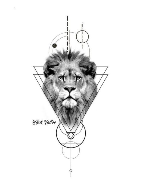 Geometric Shape Tattoo, Small Lion Tattoo, Tattoo Memes, Lion Forearm Tattoos, Geometric Lion Tattoo, Tiger Tattoo Sleeve, Lioness Tattoo, Spartan Tattoo, Animal Tattoo Ideas