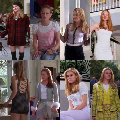 Cher Outfits Clueless Style, Cher Clueless Outfit Inspiration, Mean Girls Aesthetic Outfits, Cher Outfits Clueless, Clueless 2, Cher Horowitz Outfit, Cher Clueless Outfit, Cher Style, Clueless Style