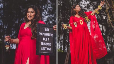 The woman celebrated her divorce with a beautiful photoshoot; Here's how the internet reacted to her decision Check more at https://animeindianews.com/the-woman-celebrated-her-divorce-with-a-beautiful-photoshoot-heres-how-the-internet-reacted-to-her-decision/ Just Divorced Photoshoot, Divorce Pictures Photo Ideas, After Divorce Photoshoot, Divorce Photos, Divorce Photoshoot, Divorce Celebration, 99 Problems, Beautiful Photoshoot, After Divorce