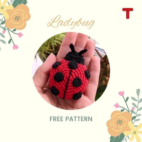 Free Crochet Patterns for All Levels | 🐞🐞🐞🐞 | Facebook Crochet Ladybug Pattern Free, Ladybug Crochet, Crochet Ladybug, Free Crochet Patterns, Crochet Ideas, Free Crochet Pattern, Free Crochet, Bugs, Free Pattern