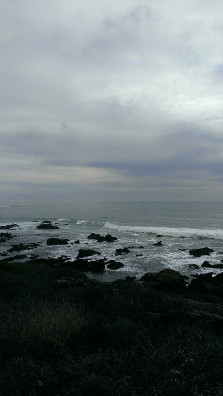 Beach On A Cloudy Day, Beach Cloudy Day, California English, Cloudy Beach, Moonstone Beach, Scenic Beauty, California Coast, Central Coast, Cloudy Day