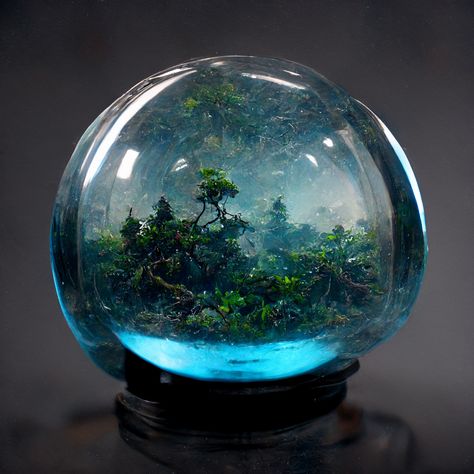 Resin Globe Ideas, Unique Snow Globes, Plant Games, Devian Art, Globe Art, Fantasy Props, Cool Wallpapers Art, Through The Looking Glass, Minerals And Gemstones