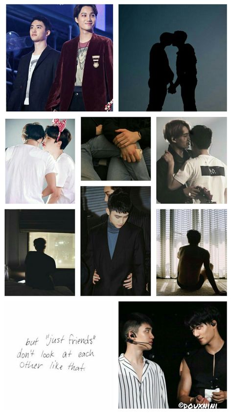 | KaiSoo x aesthetic | [EXO] Kaisoo Wallpaper, X Aesthetic, Exo Ships, Exo Kaisoo, Exo Aesthetic, Tumblr Couples, Exo Fan Art, Exo Fan, Color Wallpaper