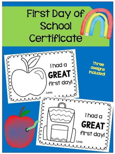 MAGIC RAINBOW BRACELET tag and poem, First Day of School, Magic Bracelet First Day Of School Certificate, 1st Day Of Preschool, Preschool Certificates, Free Teacher Printables, School Magic, Bracelet Tag, September Preschool, Magic Bracelet, Preschool First Day