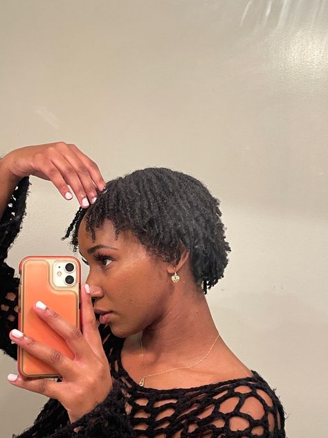 Microlocs On Short 4c Hair, Micro Locs On Short Hair, Mini Twists Natural Hair Short 4c, Short Microlocs, Microlocs Journey, Short 4c Hair, Locs Journey, Sister Locks, Hair Locs