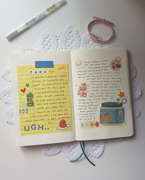 Buku Diy, Journal Inspiration Writing, Bullet Journal Paper, Bulletin Journal Ideas, Pretty Journals, Bullet Journal Aesthetic, Bullet Journal Diy, Art Journal Therapy, Bullet Journal Design Ideas