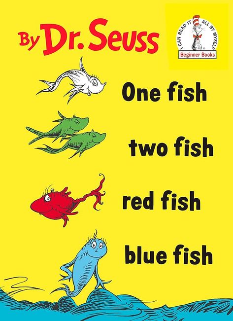 Amazon.com: One Fish Two Fish Red Fish Blue Fish: 0000394800132: Dr. Seuss, Theodor Seuss Geisel: Books Book Birthday Parties, Dr Seuss Books, Red Fish Blue Fish, One Fish Two Fish, Fish Supplies, Beginner Books, Two Fish, One Fish, Toddler Accessories