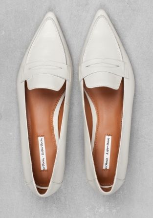 & OTHER STORIES ABIGAIL LORICK loafers White Loafers, Cute Flats, Nicholas Kirkwood, Womens Shoes High Heels, Shoe Obsession, Shoe Lover, Work Shoes, Casual Shoes Women, Shoe Style