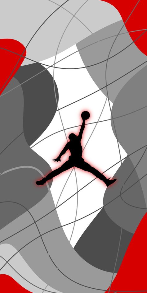 Red Jordan Wallpaper, Jordan Illustration Art, Jordan Logo Aesthetic, Jordans Logo, Jordan Background, Camoflauge Wallpaper, Jordan Wallpaper, Michael Jordan Art, Mickey Mouse Wallpaper Iphone