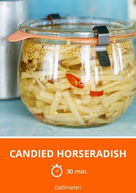 Horse Radish Recipes, Prepared Horseradish Recipe, Horseradish Uses, Horse Radish Recipe, Canning Horseradish Recipes, Canning Horseradish, Root Recipes, Horse Radish, Homemade Horseradish