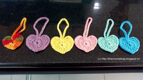 The Crochet Bag: Heart Tag Crochet Bag Tag, Crochet Luggage Tags, Crochet Luggage, Crochet Heart Bag, Quick Crochet Patterns, Crochet Business, Heart Tag, Quick Crochet, Heart Bag