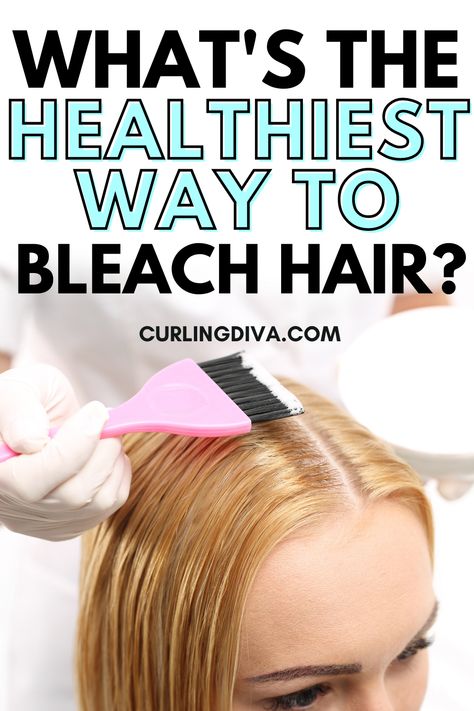 What's the healthiest way to bleach hair Bleach Wash Hair, Bleach Bath Hair, Tone Hair At Home, Bleaching Dark Hair, Diy Bleach Hair, Bleaching Black Hair, Bleaching Hair At Home, Scalp Bleach, Golden Highlights Brown Hair