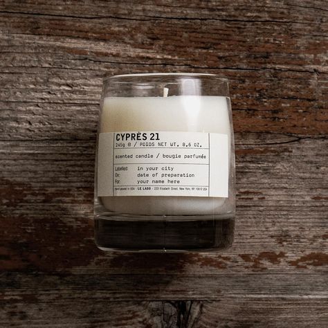 CYPRÈS 21 | Classic Candle | Le Labo Fragrances Deep In The Woods, Candle Lid, Glass Votives, Classic Candles, Concrete Candle, Conditioner Hair Mask, Niche Perfume, Shower Oil, Face Mask Set