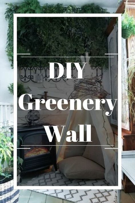 Diy Greenery Wall, Gallery Wall Tutorial, Wall Greenery, Diy Greenery, Backdrop Bedroom, Greenery Wall Decor, Ivy Wall, Greenery Wall, Black Accent Walls