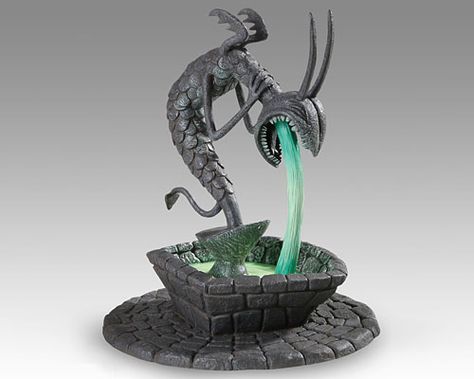 Nightmare Before Christmas — Frightful Fountain Tim Burton Sculpture, Nightmare Before Christmas Fountain, Christmas Fountain, Horror Sculpture, Sculpting Ideas, Nightmare Before Christmas Drawings, Nightmare Before Christmas Decorations, Jack Skeleton, Halloween Village