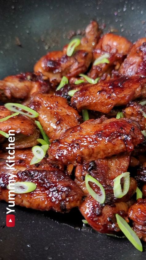 SPRITE CHICKEN WINGS #yummykitchen #chickenrecipes | Yummy Kitchen | Yummy Kitchen · Original audio Sprite Chicken Wings, Sprite Chicken, Confit Chicken, Yummy Kitchen, Chicken Wing, Wing Recipes, Chicken Wing Recipes, Chicken Dishes Recipes, Healthy Tips