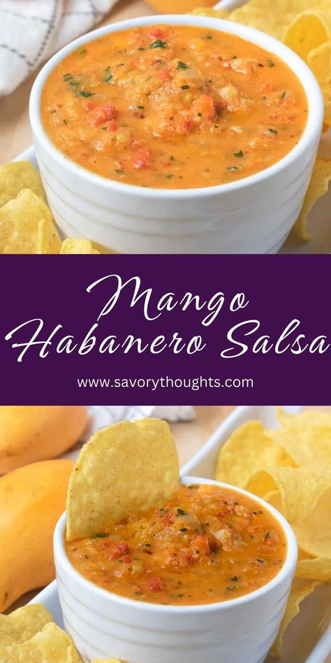 Mango Habanero Salsa. Habanero Salsa Recipe, Mango Habanero Salsa, Onions And Tomatoes, Habanero Salsa, Healthy Dessert Options, Salmon Rice, Mango Salsa Recipes, Best Macaroni Salad, Haitian Food Recipes