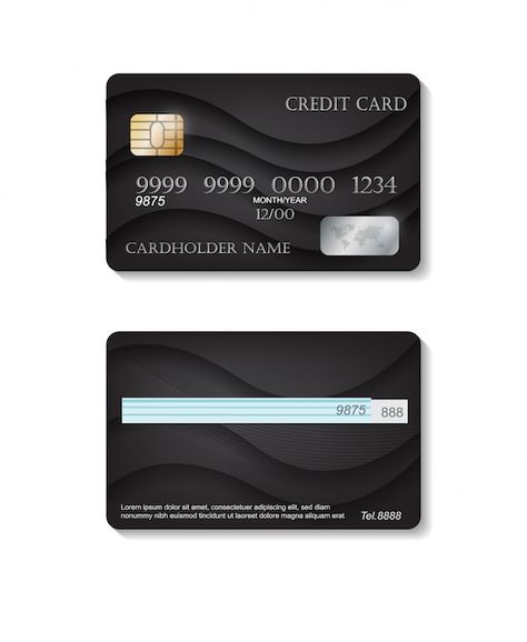 Realistic detailed credit cards set with... | Premium Vector #Freepik #vector #background #business-card #business #gold Black Card Credit, American Express Black, Credit Card Template, Black Abstract Background, Black Cards, Virtual Card, Seni Dan Kraf, Business Credit Cards, Money Cards