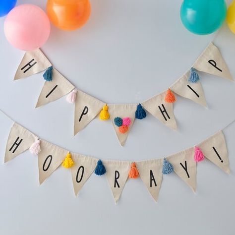 New Craft Ideas in 2023 | Hobbycraft Paper Bunting Ideas, New Craft Ideas, Cricut Iron On Vinyl, Bunting Pattern, Make Bunting, Felt Bunting, Diy Projects Easy, Cricut Birthday, Birthday Flags