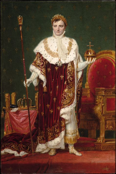 Emperor Napoleon I (1769-1821) Jacque Louis David, Emperor Napoleon, Neoclassical Art, Jacques Louis David, Harvard Art Museum, French History, French Empire, Napoleonic Wars, Oil Painting Reproductions