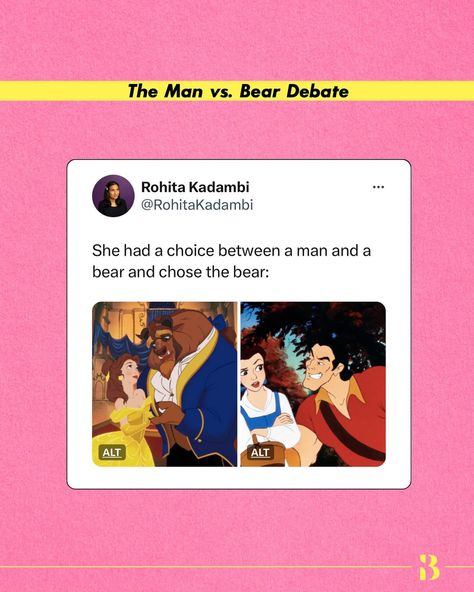 More men need to understand this debate to understand women’s fear better. #bebadass [man vs. Bear, everyday sexism, women’s safety, what women need, dear men] Man Vs Bear, Man Or Bear, Commentary Art, Women Vs Men, What Women Need, Real Thoughts, Feminism Quotes, Men Vs Women, Liberty And Justice For All