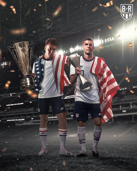 Usmnt Soccer, Fifa Teams, Usa National Team, Usa Soccer Team, Soccer Art, Soccer Stadium, Christian Pulisic, Us Soccer, Bleacher Report