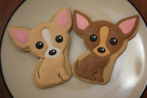 Explore TheHungryHippopotamus' photos on Flickr. TheHungryHippopotamus has uploaded 321 photos to Flickr. Chihuahua Cookies Decorated, Chihuahua Cookies, Pumpkin Dog Treats, Dog Cakes, Cookie Tutorials, Dog Cookies, Creative Cookies, Animal Cookies, Beautiful Cookies