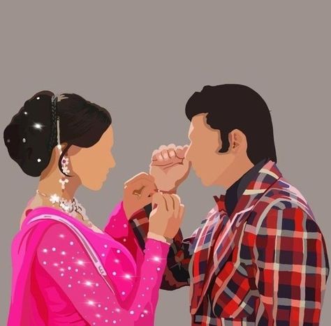 Om Shanti Om Illustration, Om Shanti Om Aesthetic Drawing, Yjhd Painting, Srk Illustration, Srk Cartoon, Bollywood Painting, Bollywood Movie Posters Art, Bollywood Illustration Art, Bollywood Drawing