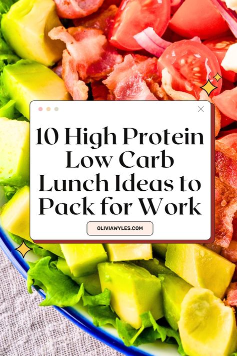 These are super quick & easy high protein and low carb lunch ideas that will keep you full throughout the day. In this post, you'll find the viral BAT cottage cheese bowl, chicken lettuce wraps, greek chicken salad, high protein chicken and other fun ideas! Save this for later for protein-rich lunch ideas, meal prep tips, convenient lunches, and maintaining energy levels throughout the day with nutritious choices. Easy protein-packed recipes, healthy lunch options, and portable protein lunches. High Protein Lunch Ideas Easy, Lunch Ideas Meal Prep, High Protein Low Carb Meal Prep, High Protein Lunches, Salad High Protein, Healthy Lunch Options, High Protein Low Carb Recipes Dinner, Protein Lunch Ideas, Low Carb Lunch Ideas