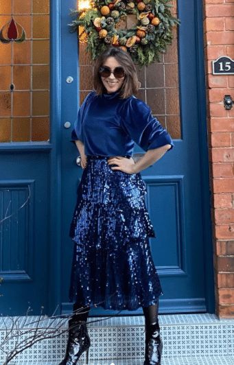 How To Wear Blue Velvet Dresses – 20 Ways To Style Blue Velvet Dresses In 2022 Blue Velvet Skirt Outfit, Hanukkah Outfit Women, Blue Christmas Outfit Women, Blue Velvet Trousers Outfit, Blue Velvet Dress Outfit, Blue Christmas Outfit, Blie Velvet Dress, Blue Velvet Dresses, Sequin Dress With Boots