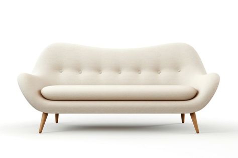 Furniture white sofa white background. AI generated Image by rawpixel. | premium image by rawpixel.com Sofa White Background, Wood Png, American Sofa, Pattern Living Room, Patterned Furniture, Sofa White, Small Couch, White Sofa, Wood Sofa