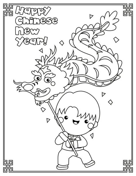 Chinese New Year Printables Free: Colouring Pages, Word Search, Bingo Dragon Printable Coloring Pages, Chinese New Year Coloring Pages For Kids, Chinese New Year Dragon Coloring Page, Chinese New Year Colouring Pages Kids, Year Of The Dragon Coloring Page, Chinese Dragon Coloring Pages, Chinese Year 2024, Chinese New Year Activity For Kids, Chinese New Year Crafts For Kids Free Printable