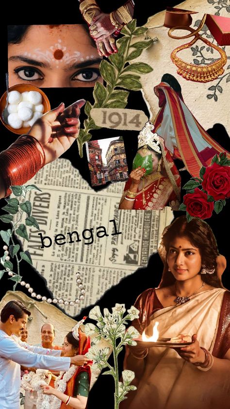 #BeautifulBengal #Bengal #RedLove ..... For my dear friend.... Love for Bengal And a little myself in there😃 90s Bengali Aesthetic, Telangana Aesthetic, West Bengal Aesthetic, West Bengal Culture, Bengal Aesthetic, Bengali Dress, Bole Chudiyan, Bengali Fashion, Mood Board Fashion Inspiration