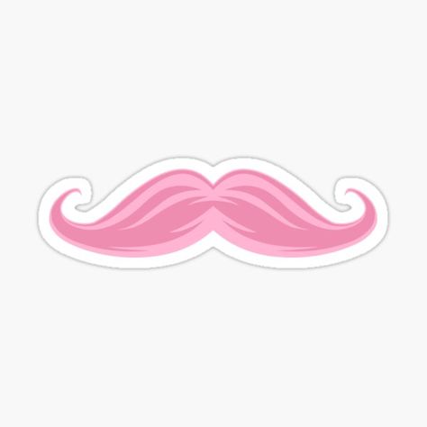 "Markiplier's Pink Moustache | Wilford Warfstache (HQ)" Sticker for Sale by mosttriumphant | Redbubble Pink Moustache, Wilford Warfstache, Markiplier, Stickers Packs, Sticker Design, Vinyl Sticker, Unique Designs, Finding Yourself, For Sale