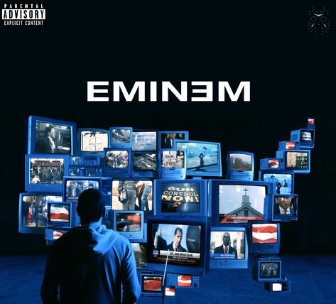 Music To Be Murdered By, Eminem Blue, Eminem Album Cover, Marshal Mathers, Obie Trice, Eminem Albums, Eminem Poster, Eminem Music, Blue Widget