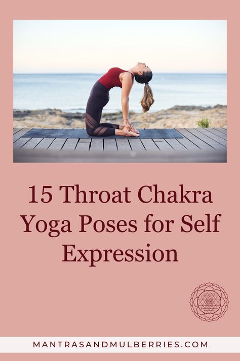 Did you know there are many yoga asana poses that can really help open and balance the throat chakra? This post goes over throat chakra yoga poses as well as how to perform them. If you need help speaking your truth, you have to check this out! Throat Chakra Yoga, Chakra Yoga Poses, Asana Yoga Poses, Speaking Your Truth, Throat Chakra Crystals, Nutritional Therapy Practitioner, Shoulder Stand, Fish Pose, Upward Facing Dog