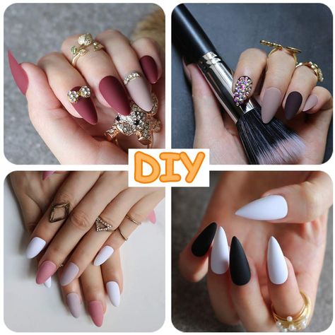 Diy E Liquid, Nail Art Salon, Beauty Ad, Nails Almond, Embroidered Shoes, Diy Decoration, Crystal Nails, Beauty Makeup Tips, Sally Hansen